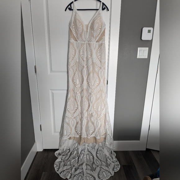 Boho Wedding Dress size 12 - Picture 1 of 7
